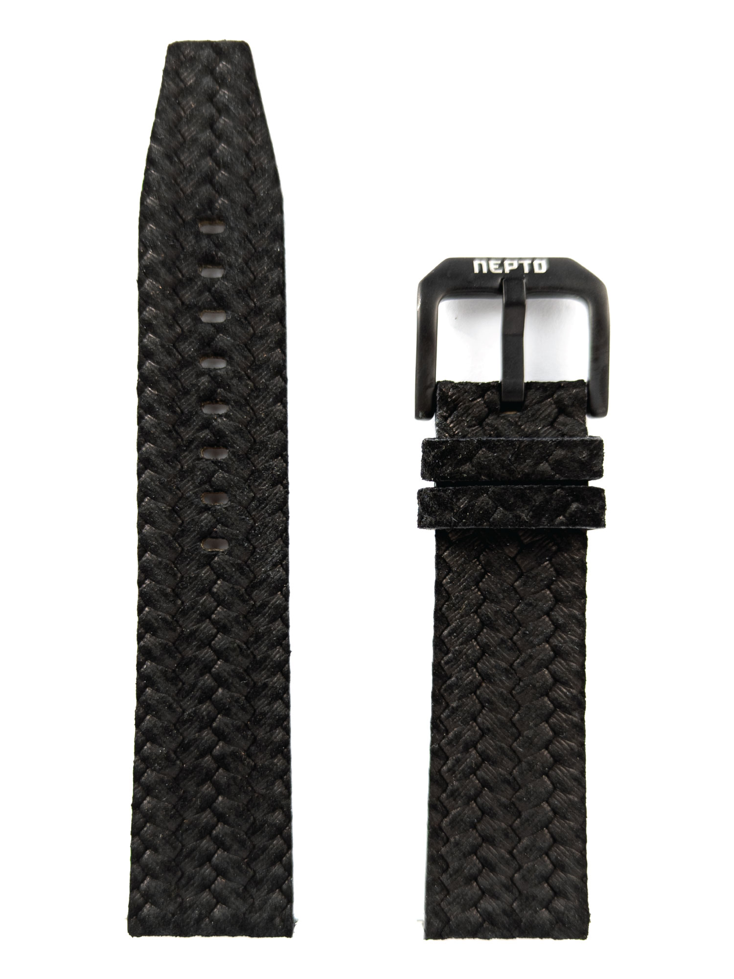 Black strap - 22mm - NEPTO
